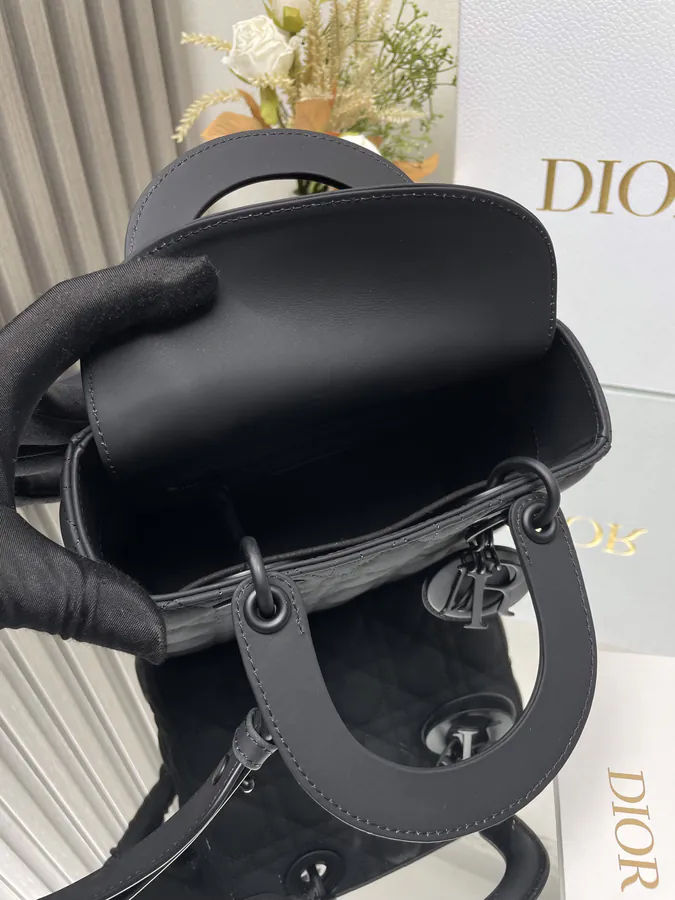 Lady Dio.r My ABC Grained Calfskin Crossbody Bag