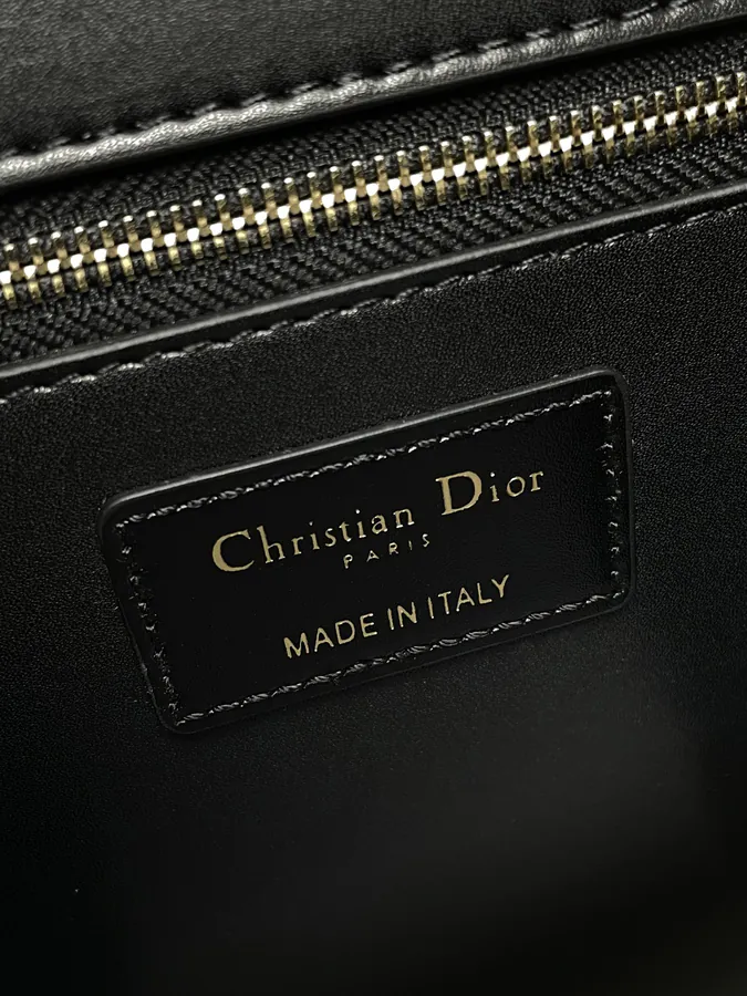 MONTAIGNE Full Leather Black Calfskin Bag