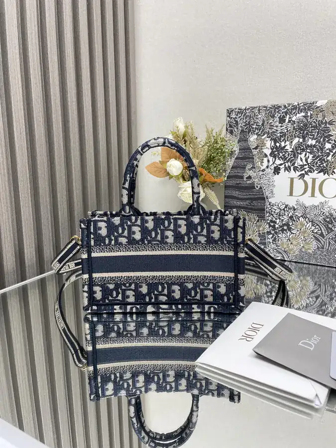 New Mini Cistian Paris Book Tote Bag with Strap
