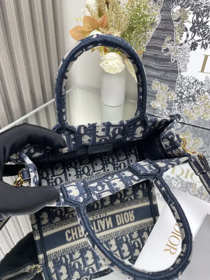 New Mini Cistian Paris Book Tote Bag with Strap