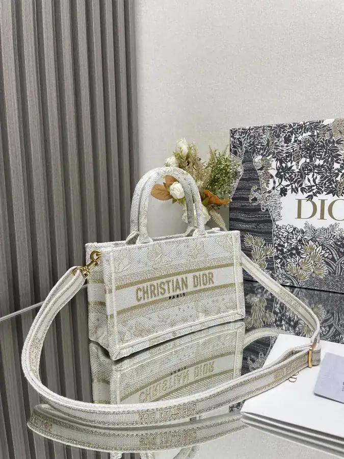 Maria Grazia Chiuri Mini Book Tote Bag with Strap Cistian Paris