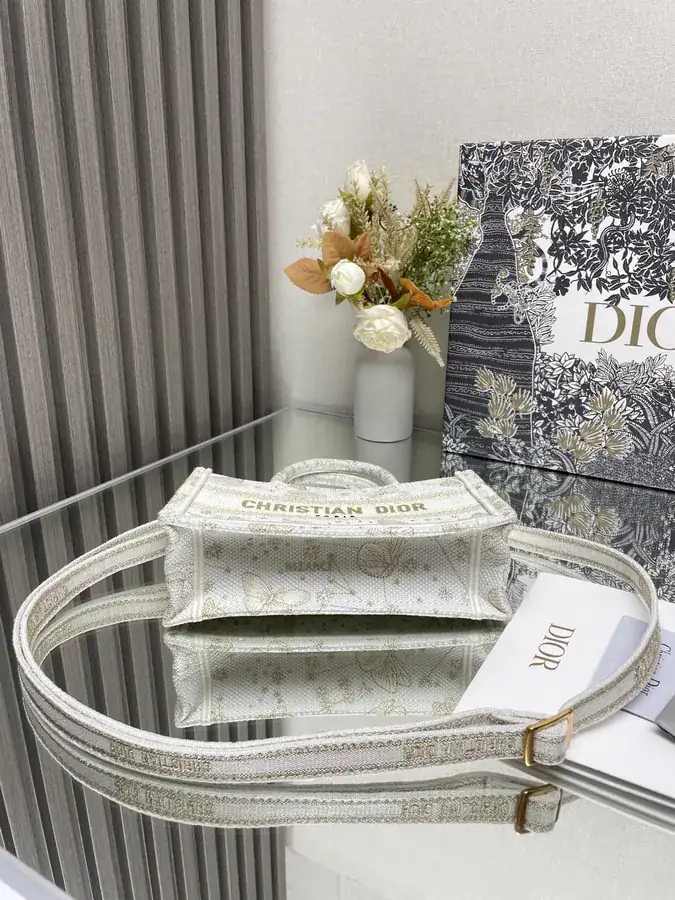 Maria Grazia Chiuri Mini Book Tote Bag with Strap Cistian Paris
