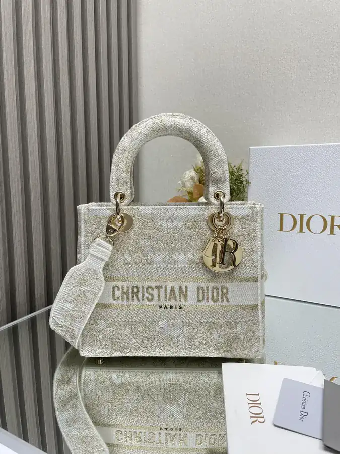 Christian Dior Five Piece Embroidery Lady Bag
