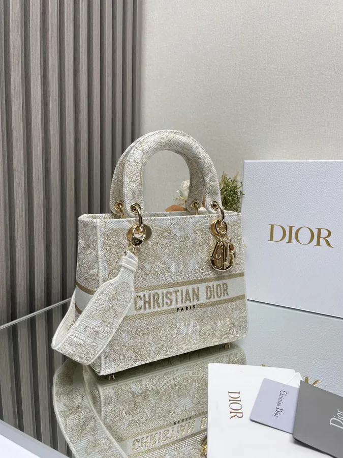Christian Dior Five Piece Embroidery Lady Bag