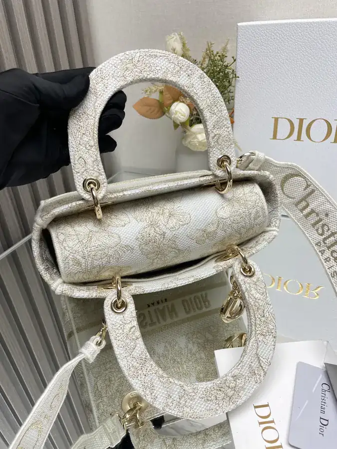 Christian Dior Five Piece Embroidery Lady Bag