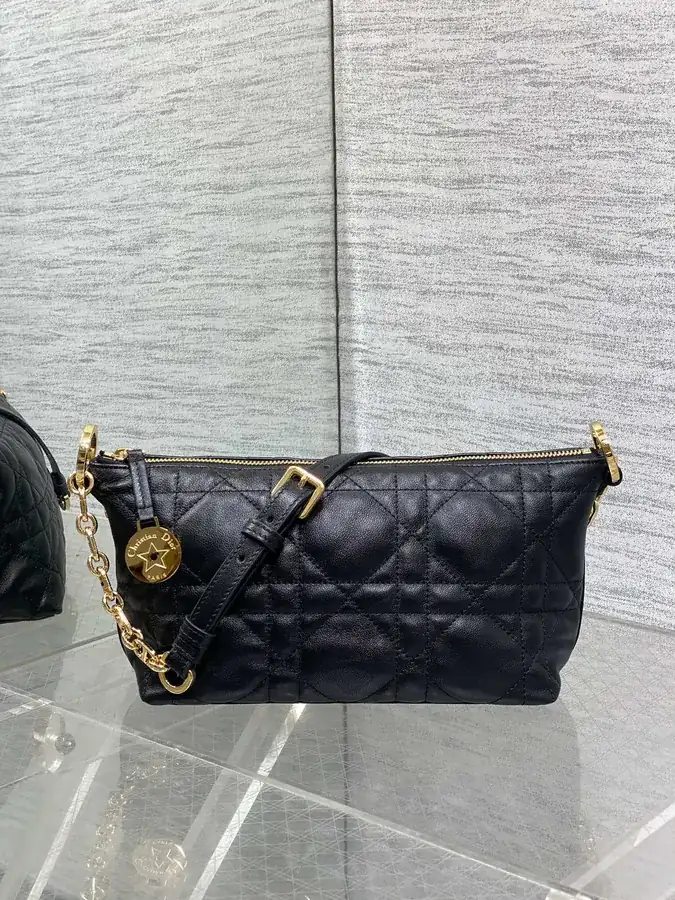 P600 Original Leather Hobo Star Chain Handbag