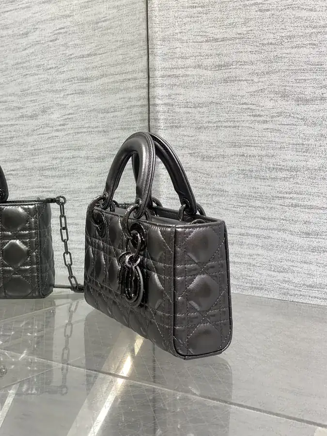 D Joy Black Gun Color Mini Handbag