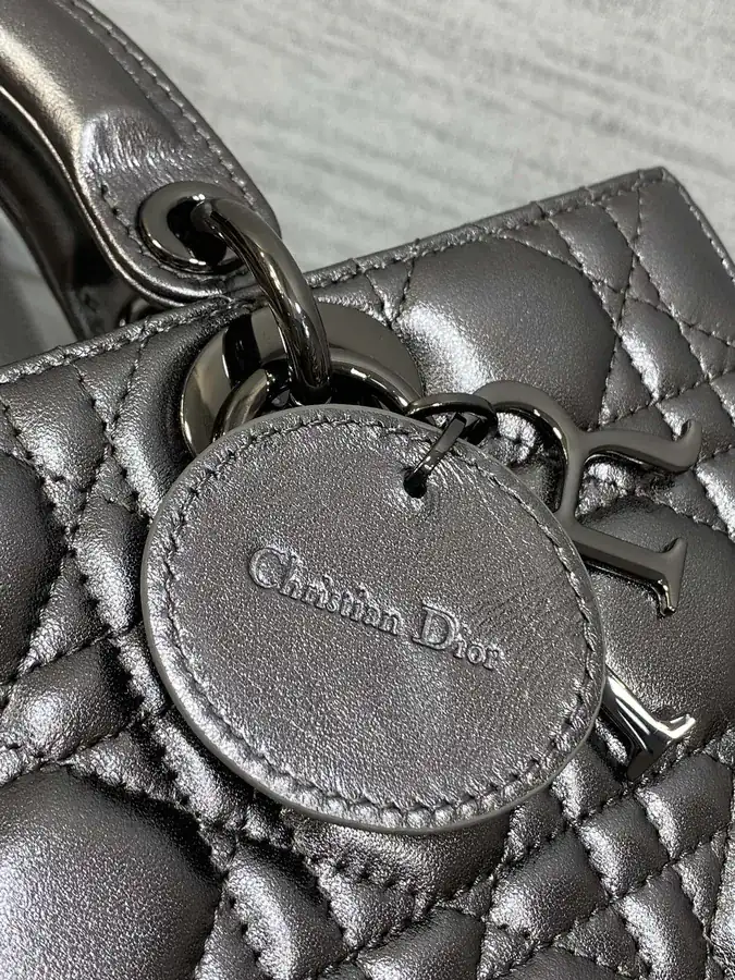 D Joy Black Gun Color Large Handbag