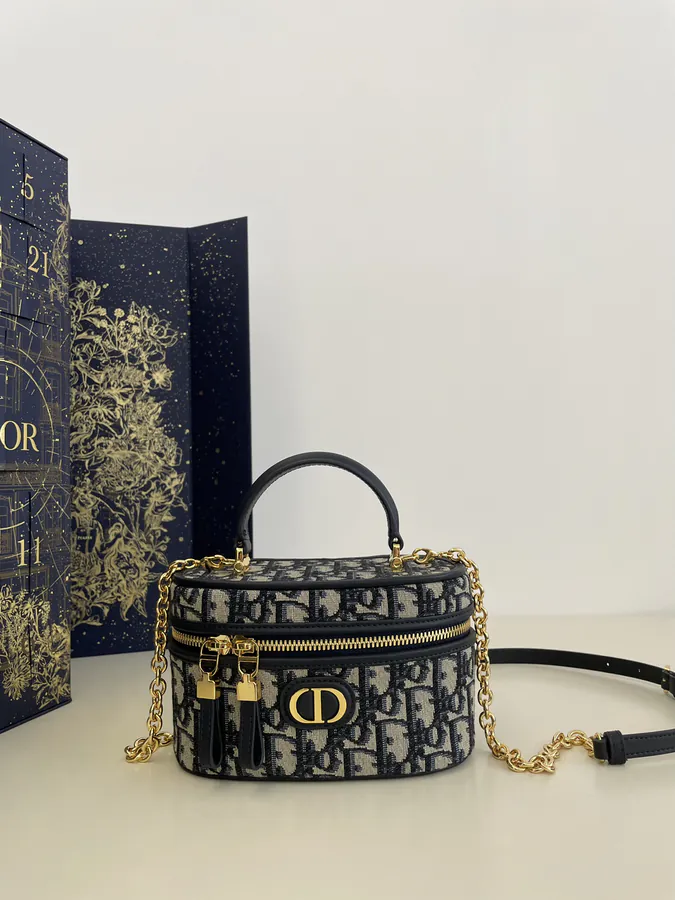 30 Montaigne Mini Vanity Bag in Blue