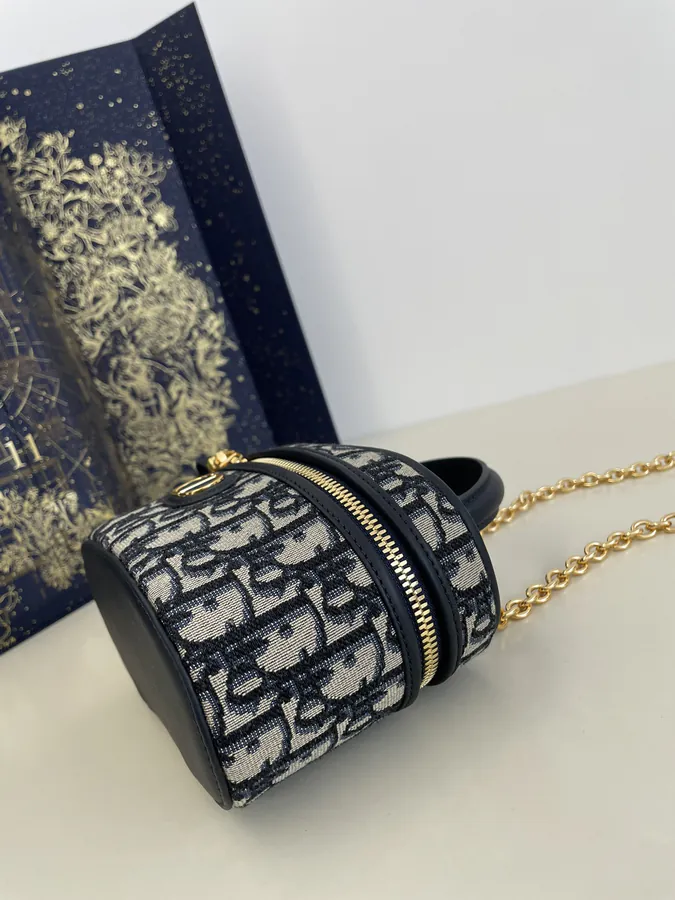 30 Montaigne Mini Vanity Bag in Blue