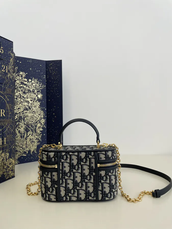 30 Montaigne Mini Vanity Bag in Blue