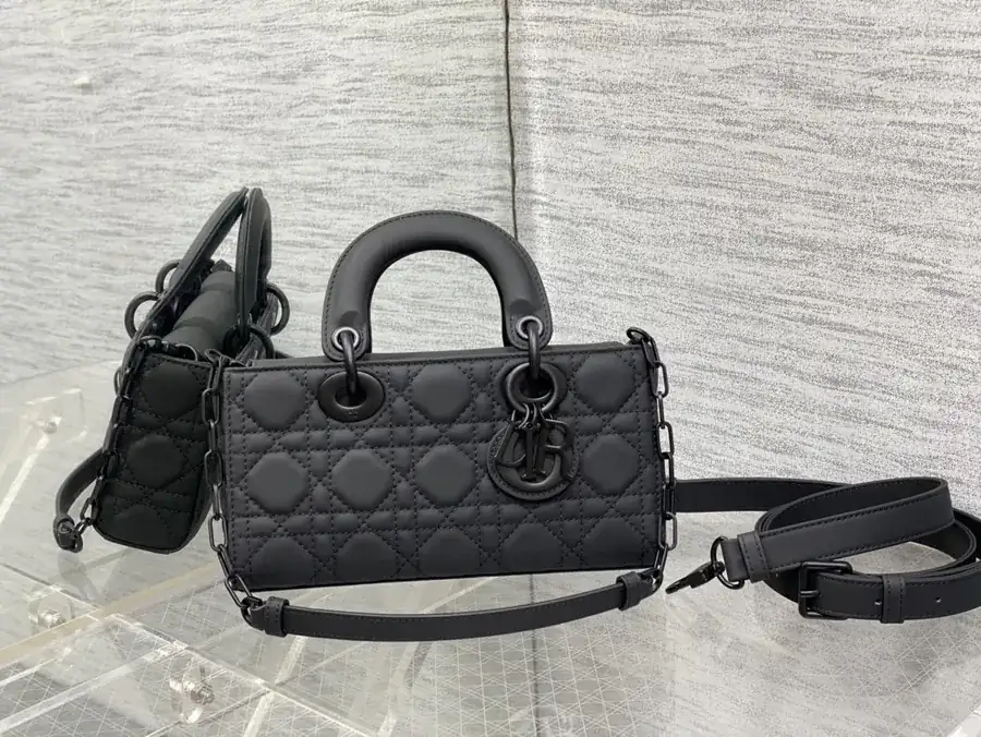 New D joy Mini Bag with Versatile Straps and Classic Chevron Design