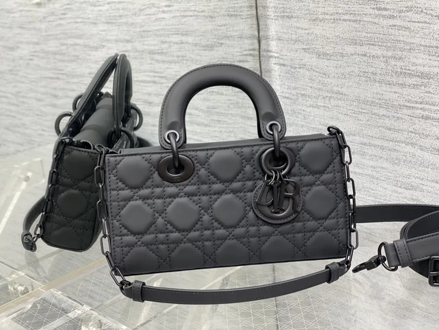 New D joy Mini Bag with Versatile Straps and Classic Chevron Design