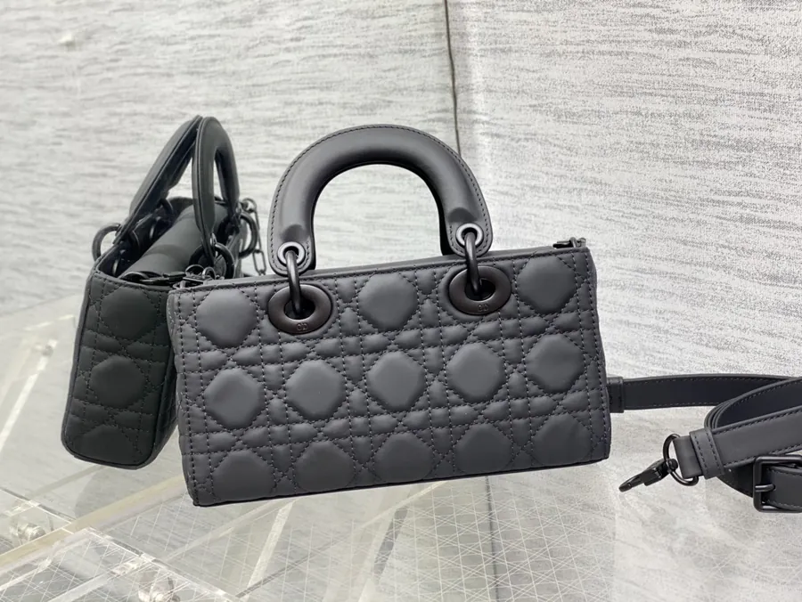 New D joy Mini Bag with Versatile Straps and Classic Chevron Design