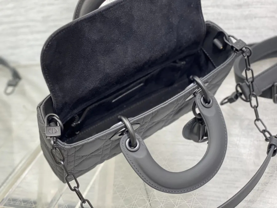 New D joy Mini Bag with Versatile Straps and Classic Chevron Design