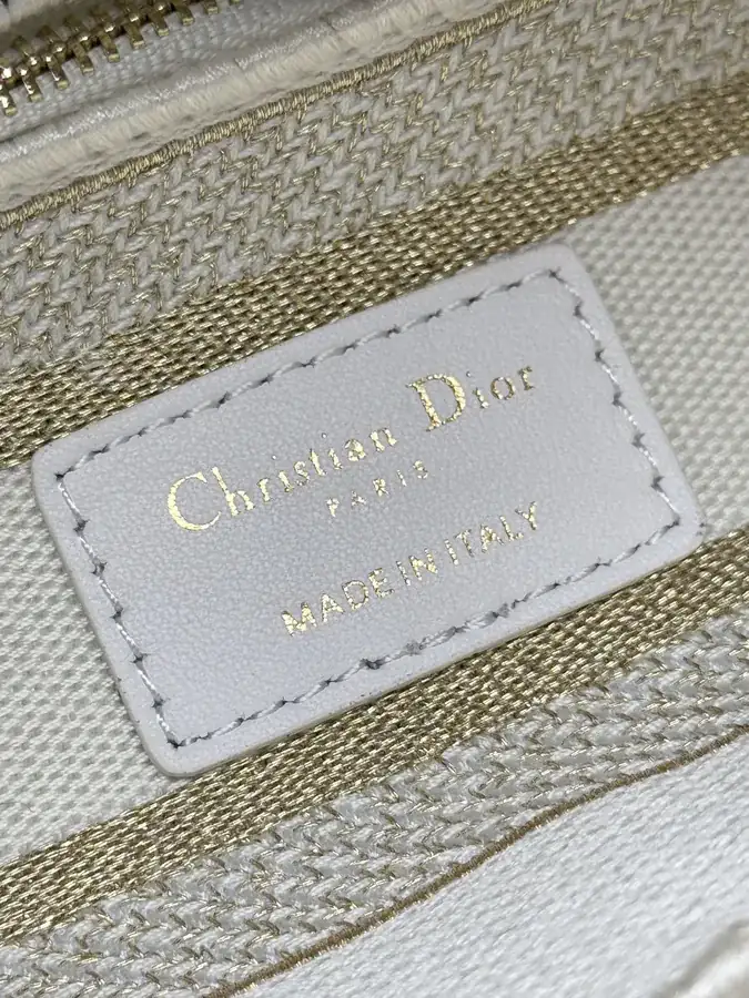Stars Gold 5 Patch Embroidery Lady Dior Bag