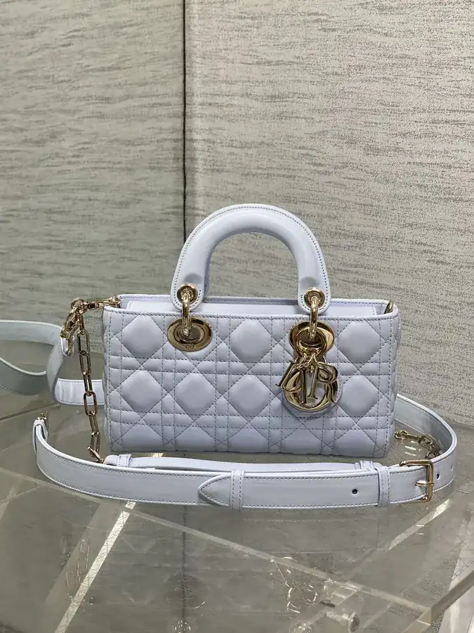 D joy Mini Bucket Bag in Glacier Blue