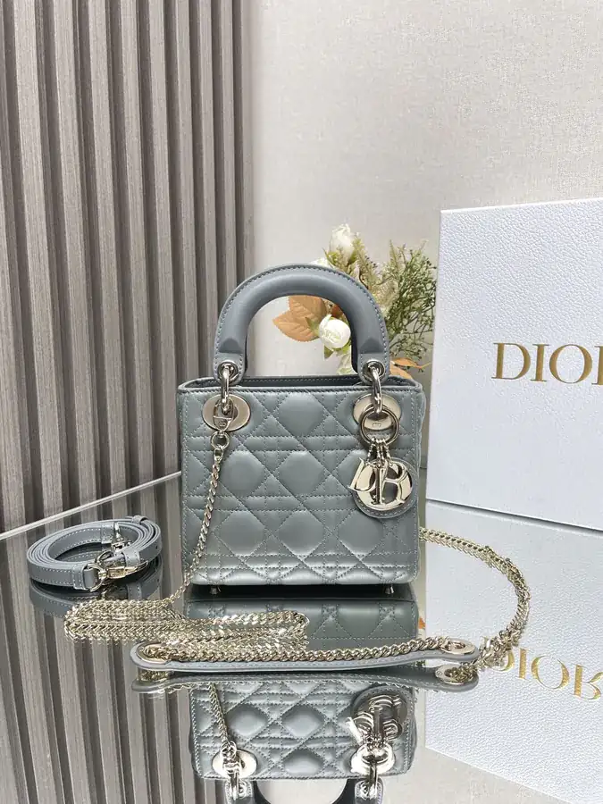 Classic Lady D Faux Leather Crossbody Bag