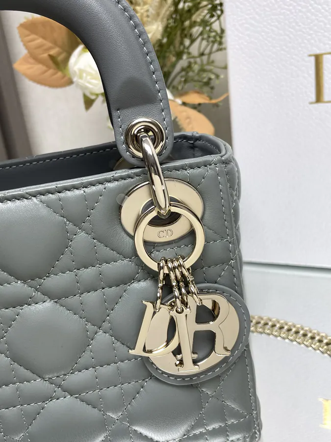 Classic Lady D Faux Leather Crossbody Bag