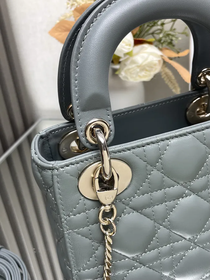 Classic Lady D Faux Leather Crossbody Bag
