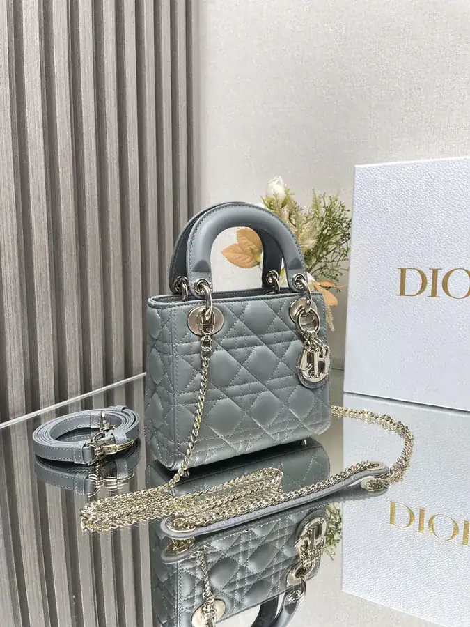 Classic Lady D Faux Leather Crossbody Bag