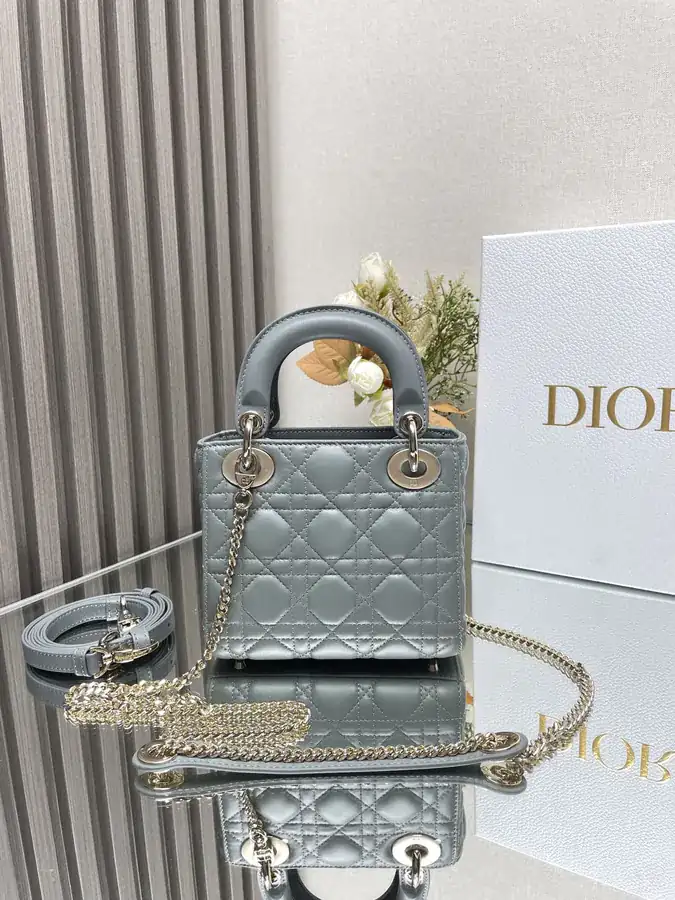 Classic Lady D Faux Leather Crossbody Bag