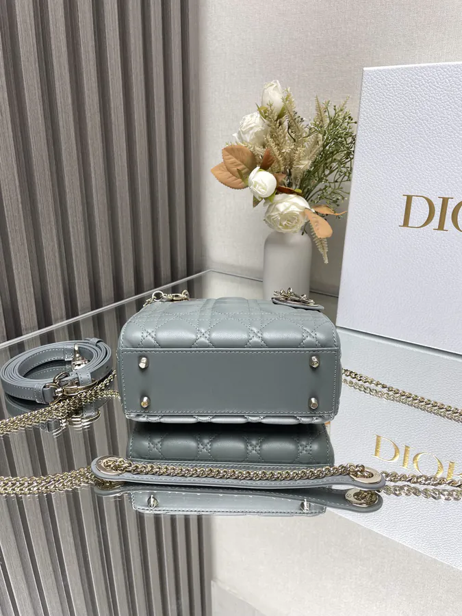 Classic Lady D Faux Leather Crossbody Bag