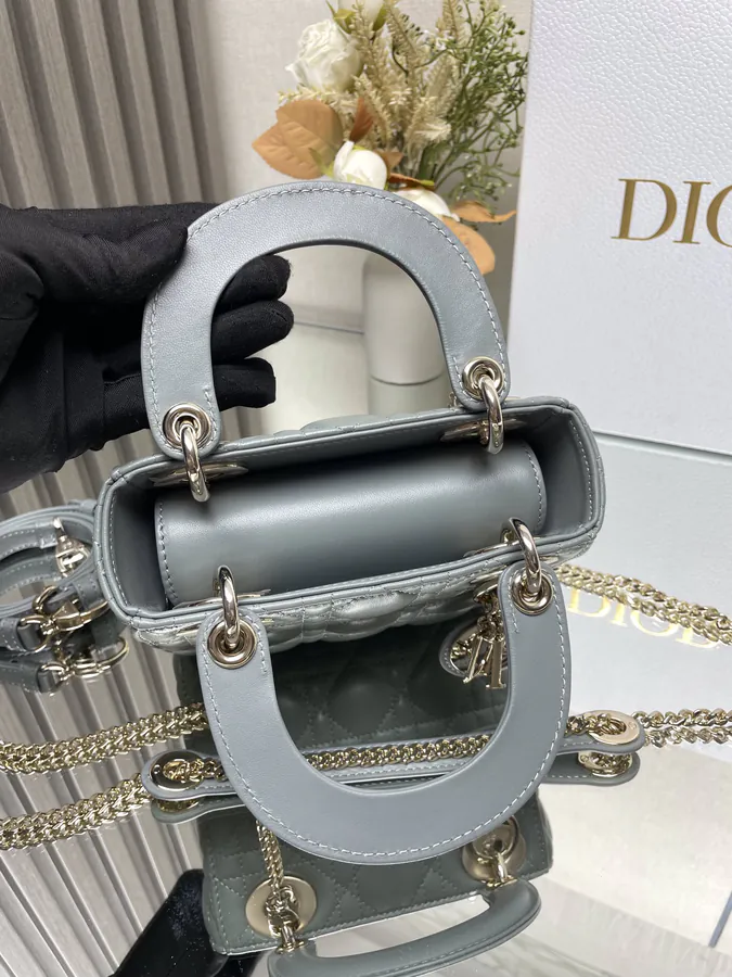 Classic Lady D Faux Leather Crossbody Bag