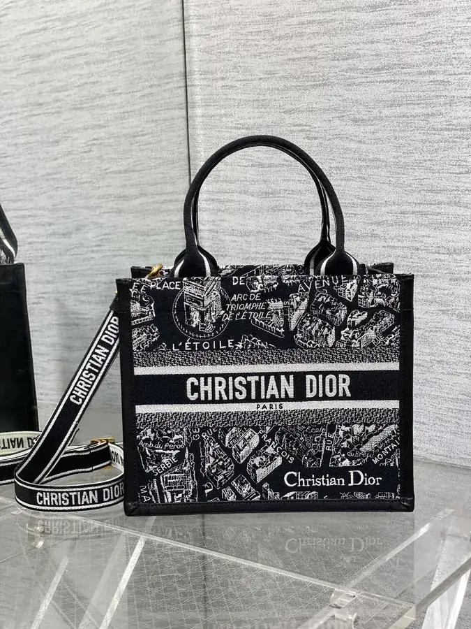 Top Tote Shopping Bag Paris Map Series, Small Size