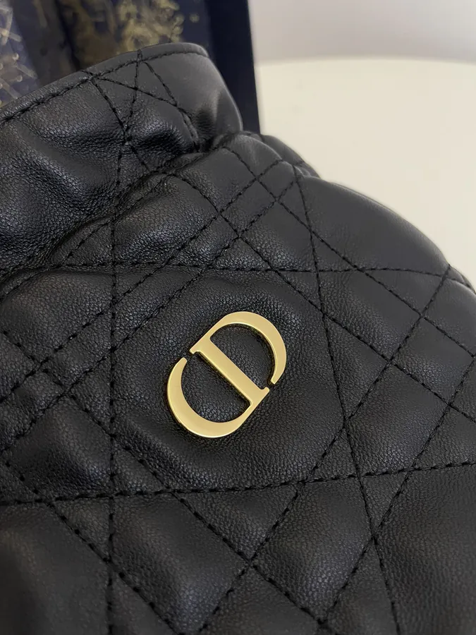 Miss Caro Bucket Bag in Black