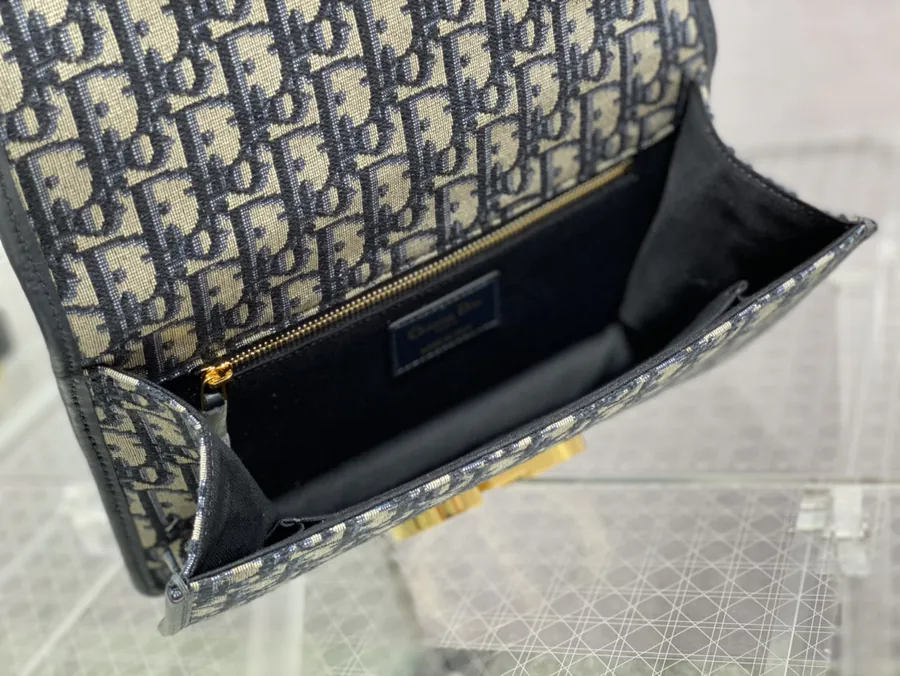 Montaigne 30 Series Blue Leather Bag