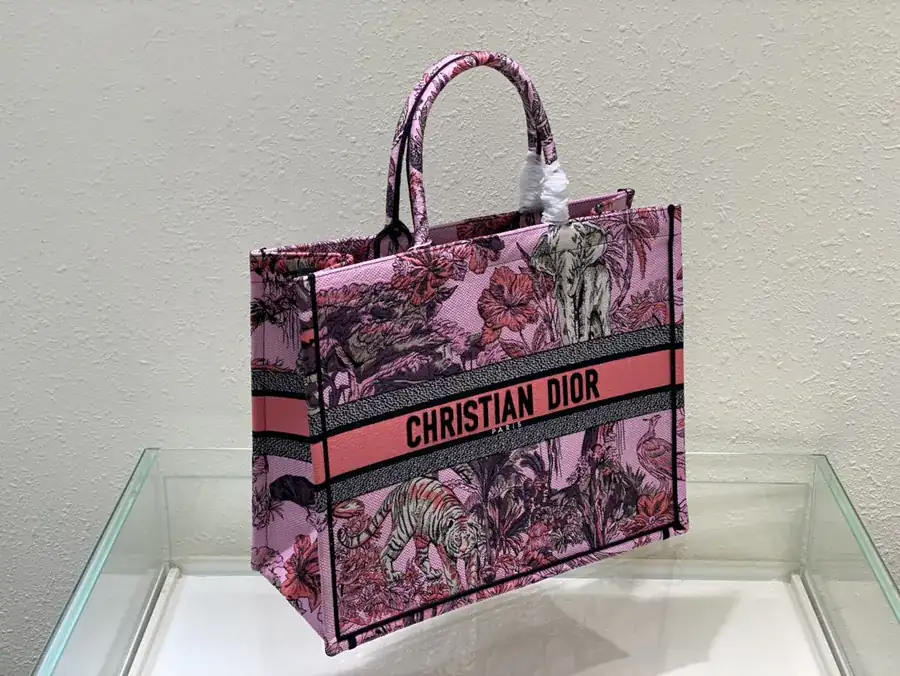P600 Pink Elephant Shopping Bag