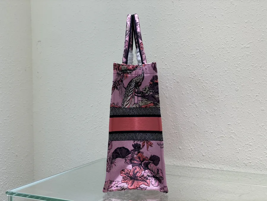 P600 Pink Elephant Book Tote