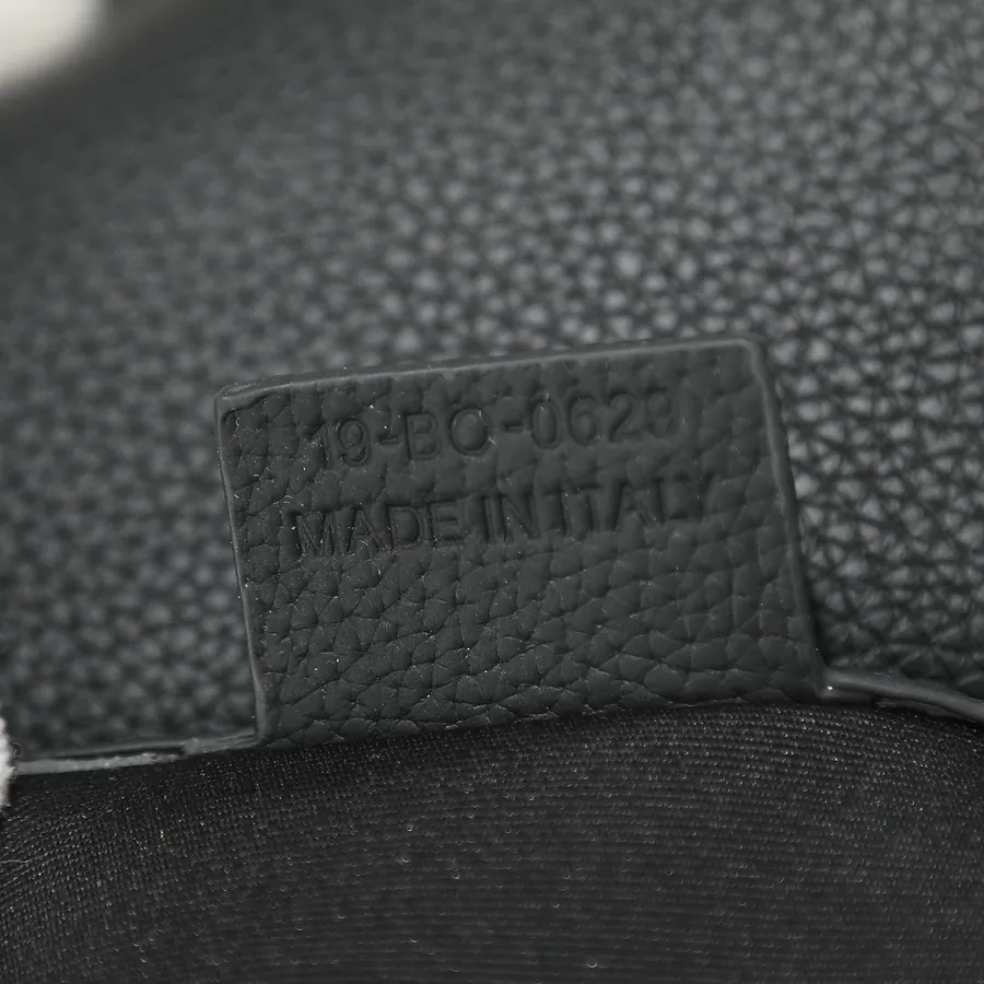 Dio Oblique Mini Crossbody with Grained Calfskin Detail