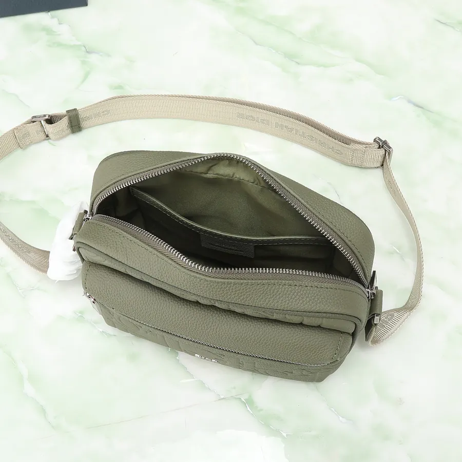 Rider 2.0 Zip Messenger Bag in Khaki