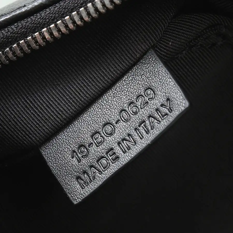 Lingot Washbag Black Diamond Pattern Canvas