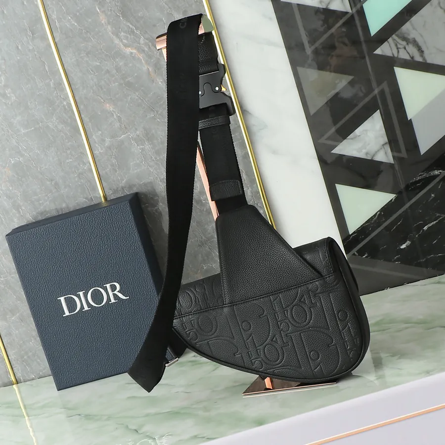 Gravity Print Saddle Bag with Cistian Logo