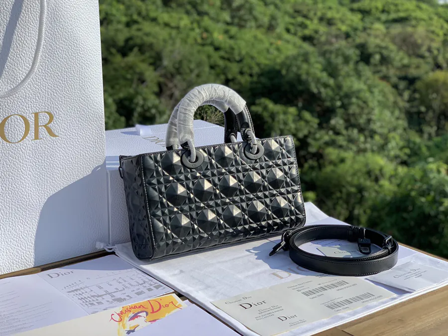 Lady D Joy Diamond Rhinestone Bucket Bag