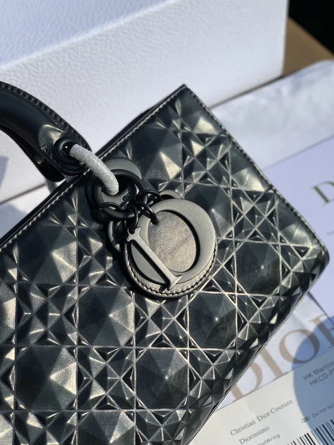 Lady D Joy Diamond Rhinestone Bucket Bag