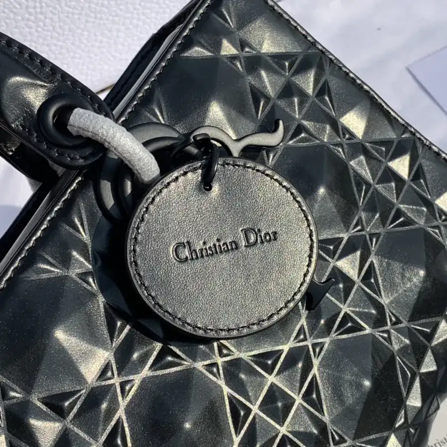 Lady D Joy Diamond Rhinestone Bucket Bag