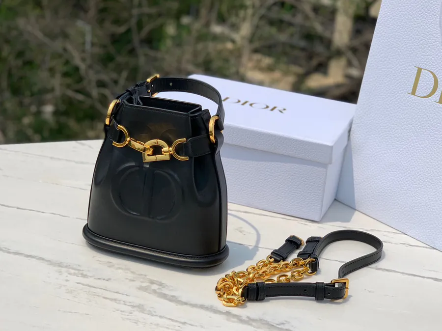 CEST Full Leather Bucket Bag Mini Size