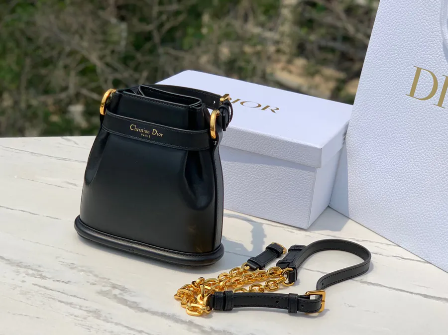 CEST Full Leather Bucket Bag Mini Size