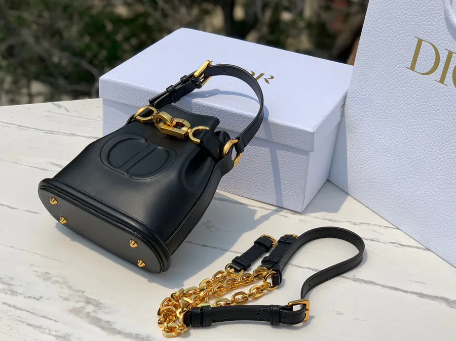 CEST Full Leather Bucket Bag Mini Size