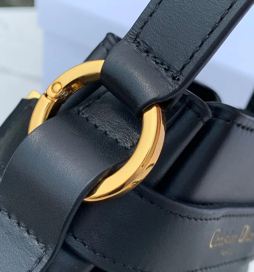 CEST Full Leather Bucket Bag Mini Size