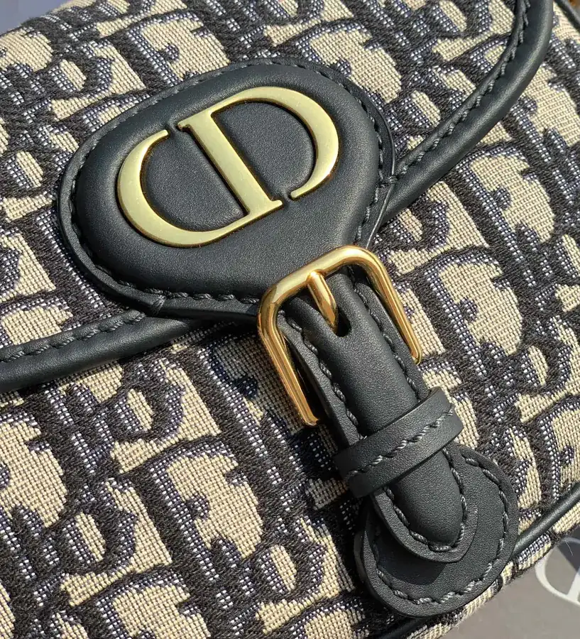 D House Monogram Embroidered Bobby Shoulder Bag Mini Size