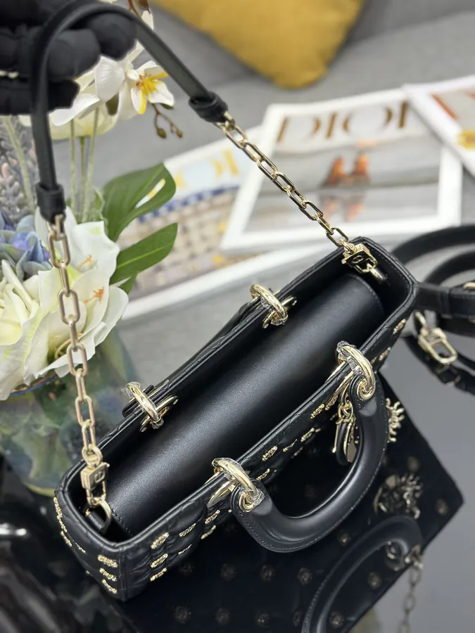 Lady D Joy Crossbody with Gold Sun Studs