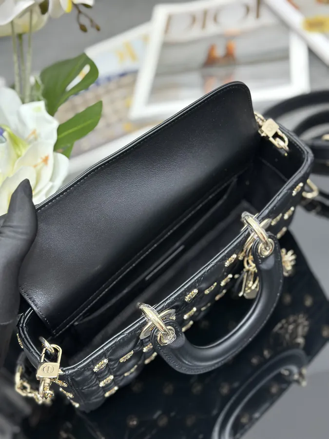 Lady D Joy Crossbody with Gold Sun Studs