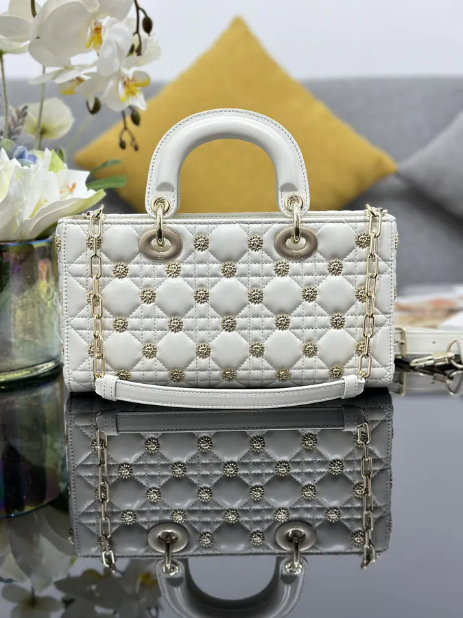 Lady D Joy Crossbody with Gold Sun Studs