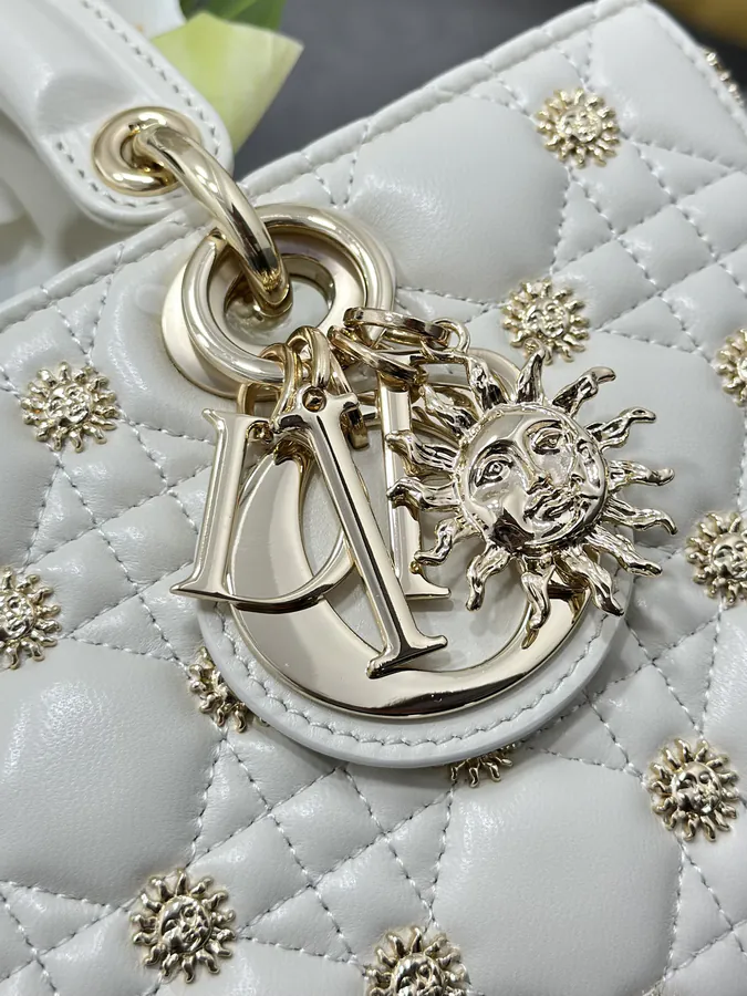 Lady D Joy Crossbody with Gold Sun Studs