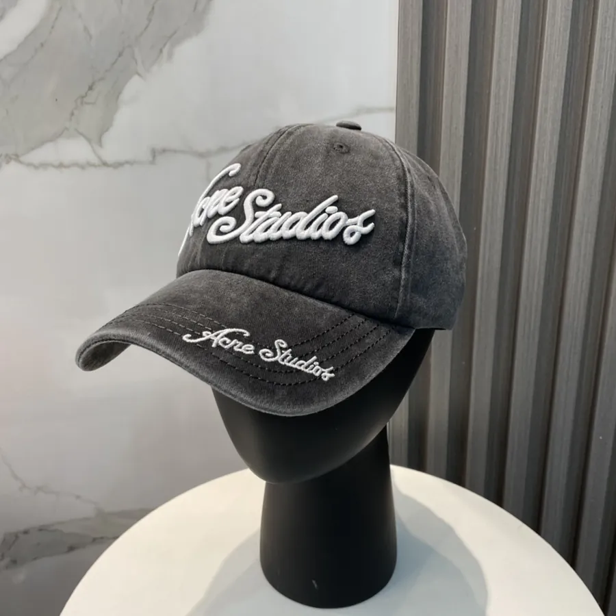 ACNE Streetwear Baseball Cap with Lettering